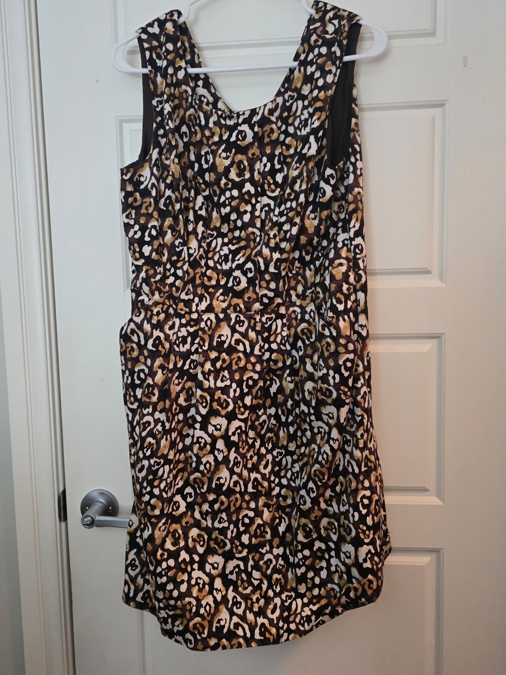 MICHAEL Michael Kors Leopard Print Sleeveless Mini Dress